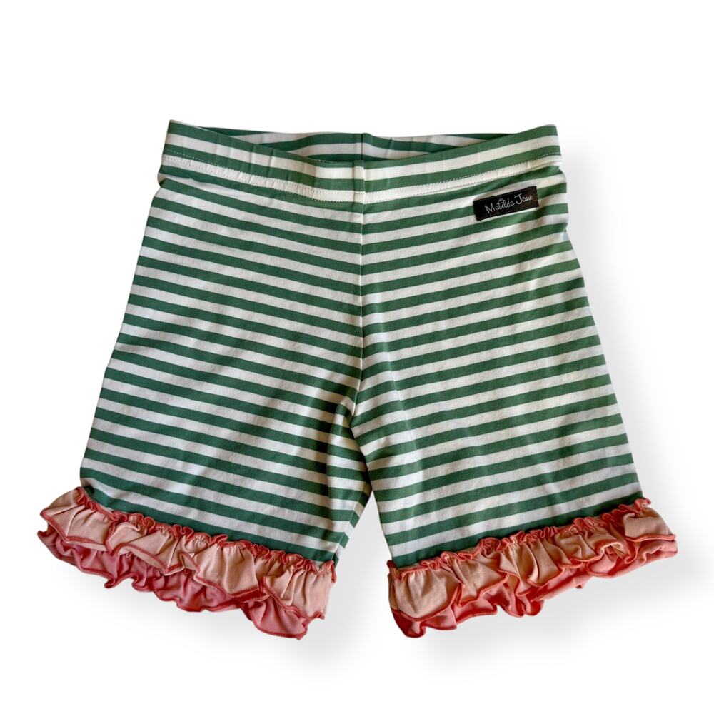 Matilda Jane Green Queen Dream Chasers Striped Shorties